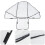 2Pcs Double Stroller Rain Cover Transparent PVC Universal Twins Shield 7