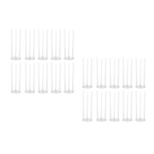 20Sets Transparent PP Multi-Layer Cake Tier Supports Durable Home Use
