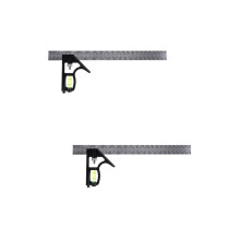 4Pcs Professional Adjustable Combo Square Stainless Steel Tool