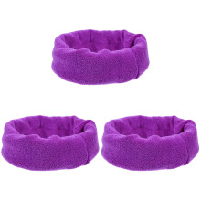 3St Multifunctionele Paarse Oorkap Elastisch Comfortabel Snood
