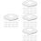 80Pcs Durable Silver Heat Gathering Shield for Fire Sprinkler Head Use 7