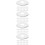 80Pcs Durable Silver Heat Gathering Shield for Fire Sprinkler Head Use 9