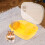 Raindrops Bunny Cage Small Animal Cage Yellow Abs 1pack 6