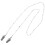 2Pcs Stylish Silver Pearl Mask Holder Glasses Lanyard Eyeglass Chain 8