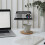 Étagère Mural De Rangement Aluminium Noir Compact 5