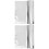 Large Pet Mirror Sheets Self-Adhesive for Bathroom and Dorm 7