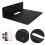 Étagère Mural De Rangement Aluminium Noir Compact 10