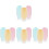 12Pcs Travel Toiletry Bottles Pe Material Lightweight Assorted Colors 3