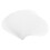 30Pcs Heart Shape White Mesh Canvas Sheet for Embroidery Craft 1