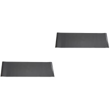 2Pcs Black Pet Privacy Window Film Reflective Sun Blocking Easy Apply