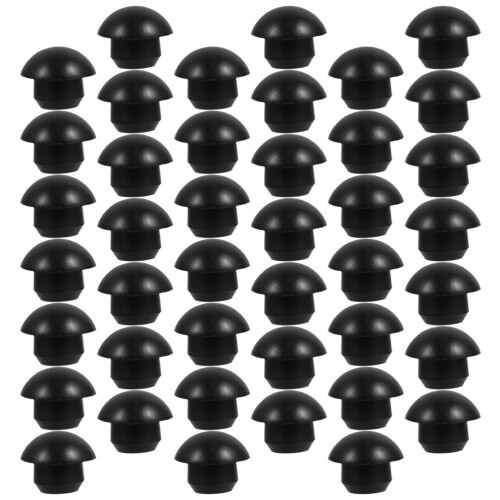 120St Compacte Zwarte Rubberen Vloerkrik Vulplug Horizontaal 2
