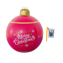 60 cm (23,62 inch) opblaasbare LED-kerstbal – decoratie voor tuin en zwembad, staat stevig, compatibel met PVC