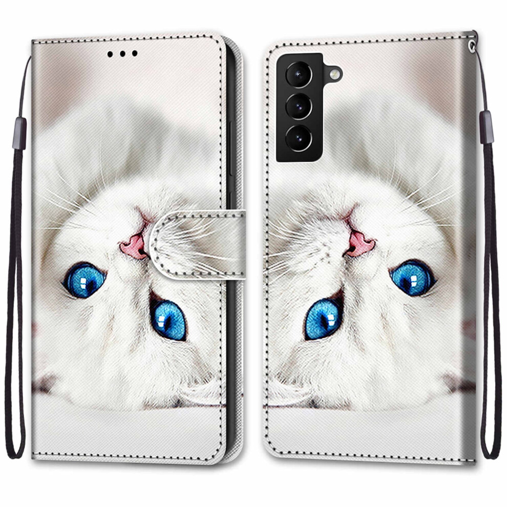 Wallet Phone Case For Samsung Galaxy S22 (6.1"), Pu Leather Flip With Kickstand, Magnetic Clasp & Card Slots Â Compatible With S22 9551475482774