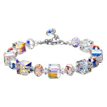 Romantikk Aurora Borealiss Elementals Krystallarmbånd, Dame Nordlys Krystallarmbånd, For Kvinner Venner Elskere Mamma Kone, "Litt Romantikk"