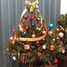 Palline di Natale, ornamenti scintillanti e luminosi, decorazioni natalizie al neon infrangibili per l'albero di Natale, ideali per la casa, le feste