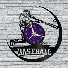 Clog Balla Vinile Baseball, Ealaín Balla Clog Taifead Vinile Ciúin & Gan Tic (12 orlach P)