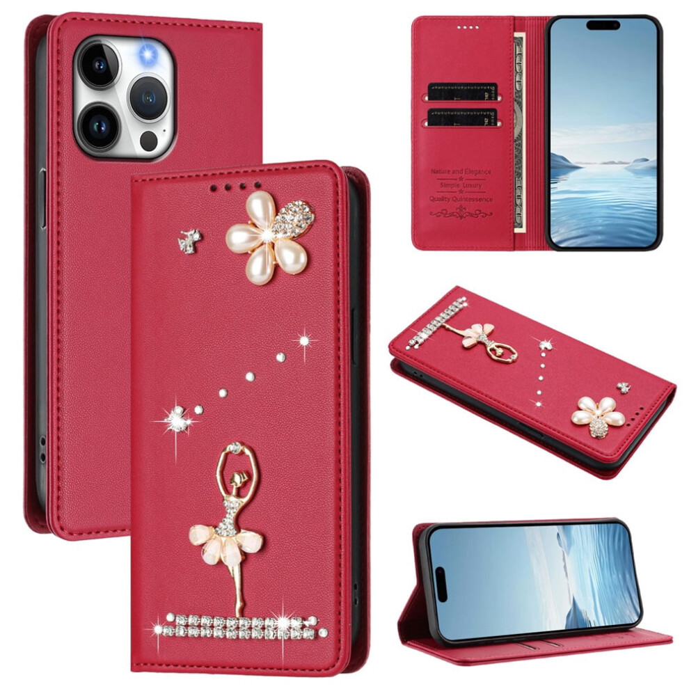 Ballet Girl Rfid-Blocking Flip Wallet Case For Iphone 16 937196002283