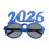 2026Γυαλιά πάρτι για πάρτι - Διαφανή και αντιανεμικά με θέμα τους αριθμούς, συμβατά 1