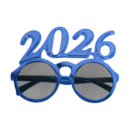 2026Γυαλιά πάρτι για πάρτι - Διαφανή και αντιανεμικά με θέμα τους αριθμούς, συμβατά
