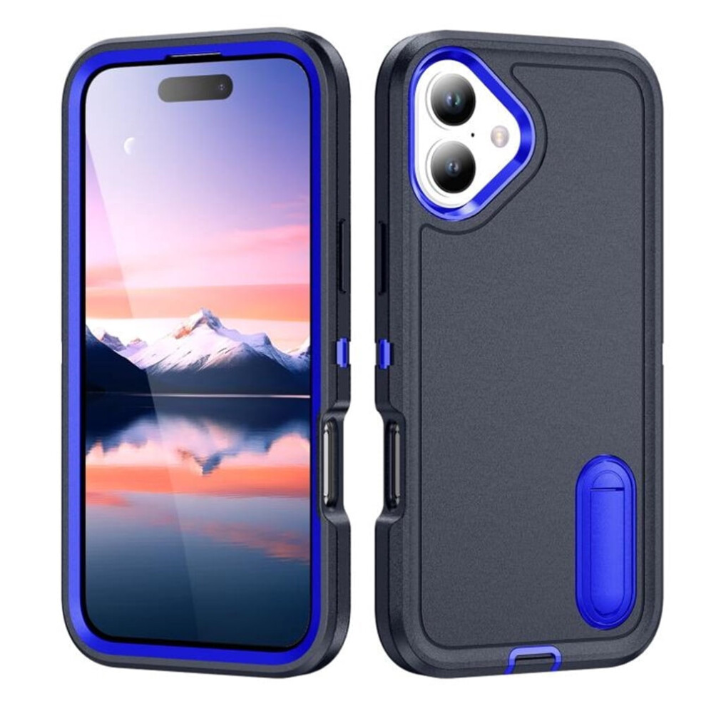 Iphone 17 Case With Kickstand Shockproof Rugged Blue 937196004737
