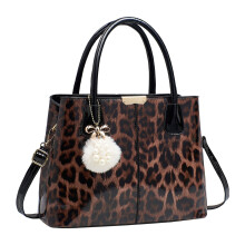 Dámske kabelky a kabelky Leopardie kabelky cez rameno Dámska taška s vrchnou rukoväťou Satchel Tote
