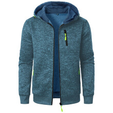 Men's Hooded Sweatshirt Jacquard Knit Fitness Hoodie