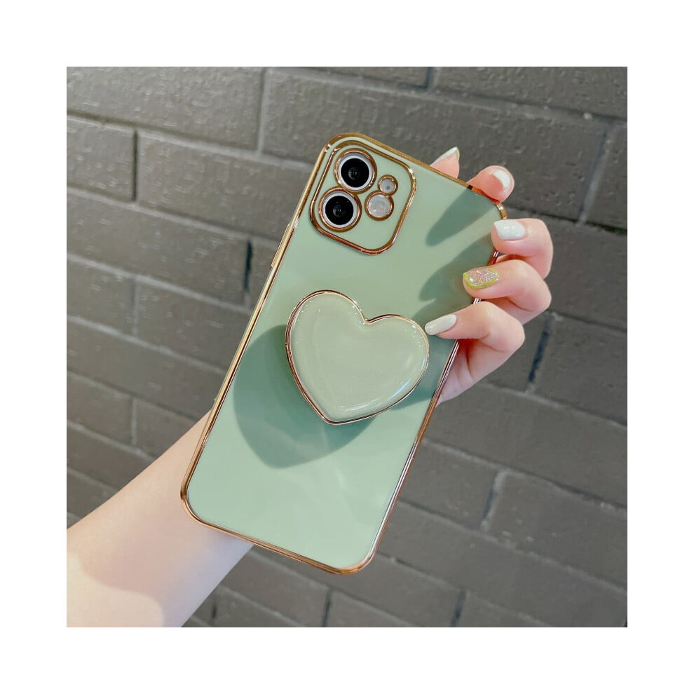 Korean Heart Holder Phone Case For Iphone 15 To Se3 9122141704263