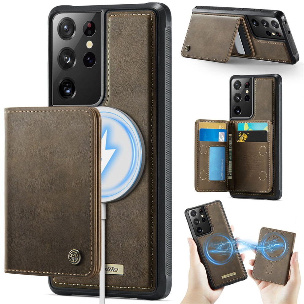 Rfid-Blocking Pu Leather Case For Samsung Galaxy S21 Ultra 937196004492
