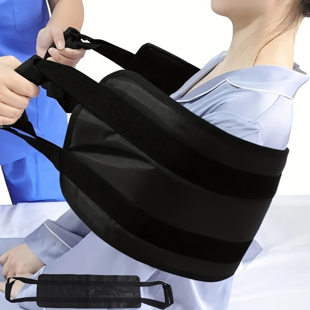 49.2 Inch Padded Bed Transfer Nursing Sling for Patient, Elderly Safety Lifting Aids Home Bed Assist Handle Back Lift Mobility Belt for Patient Care