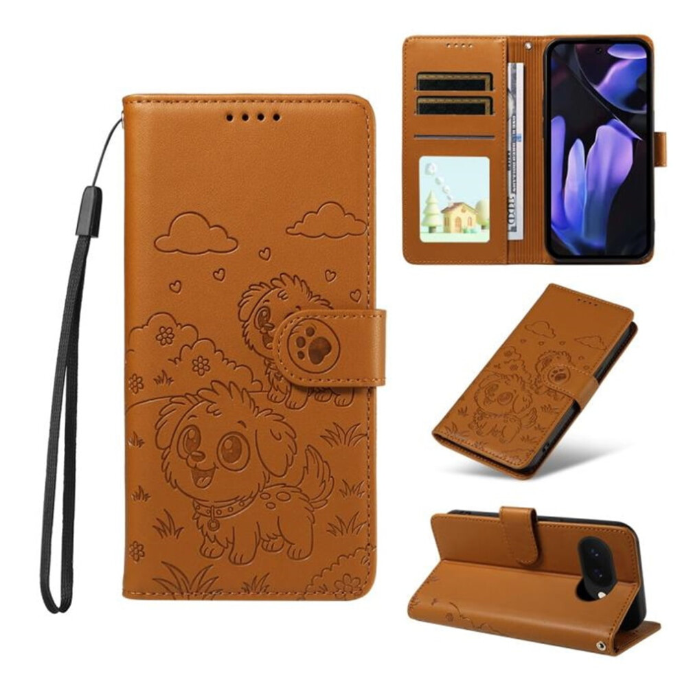 Leather Phone Case For Google Pixel 9A Â Rfid Brown 937196004942