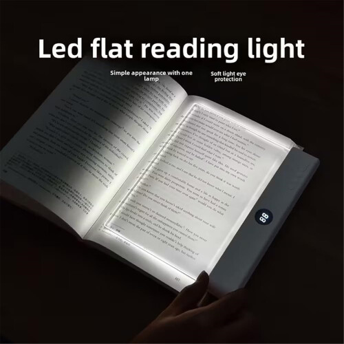 Έξυπνο φωτιστικό βιβλίου LED, επαναφορτιζόμενη λάμπα ανάγνωσης 3 χρωμάτων με 1