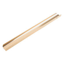 Kitchen cabinet door handles gold concealed finger pull