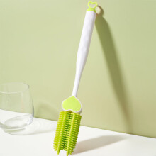 Multifunctional Cup Brush with Long Ergonomic Handle – Sponge Scrubber for Cups, Bottles & Glasses, Compatible with Standard Bottles