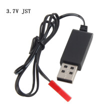 USB3.7v500mA akkumulátoregység USB töltőcsomagok JST piros női csatlakozó elektromos játékokhoz R/C helikopterhez, repülőgép töltő