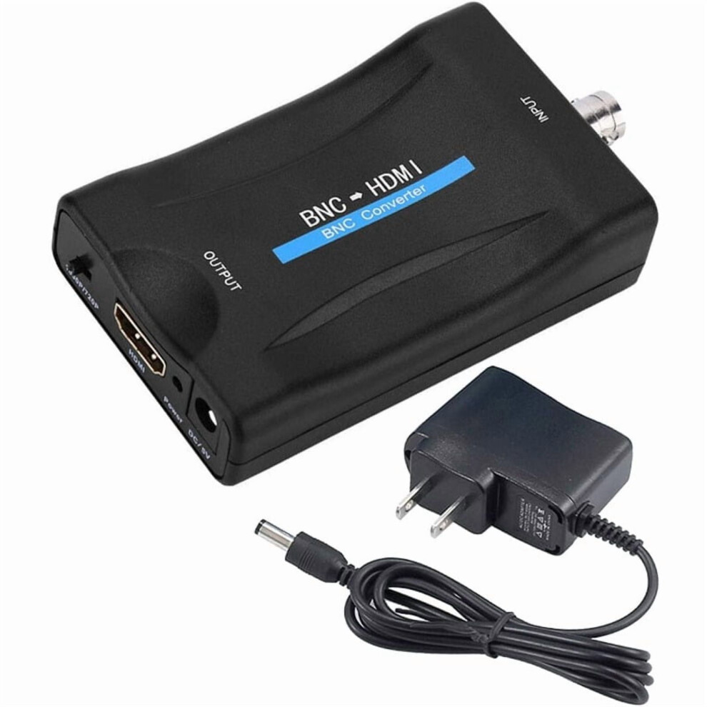 Bnc To Hd Converter Adapter, Female Cvbs Bnc, 1080P Output, Compatible With Cctv, Dvrs, Security Cameras 9193271091356