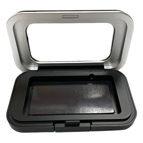 Metal Needle Holder with Clear Lid Portable Organizer