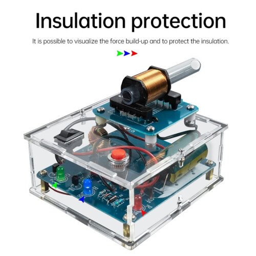 DIY Electronics Kit Electric Magnetic Transmitter Shooting Game  Voltage Converter Module Soldering Kits for Welding 1