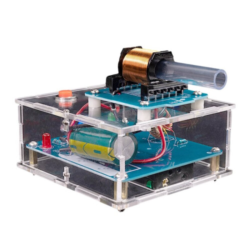 DIY Electronics Kit Electric Magnetic Transmitter Shooting Game  Voltage Converter Module Soldering Kits for Welding 2