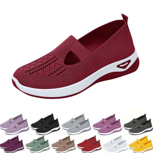 Γυναικεία slip-on αθλητικά παπούτσια Willtoo, ορθοπεδικά αναπνεύσιμα μαλακά παπούτσια