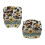 Κάλυμμα καρέκλας γραφείου Aztec Tribal Sunflower2PCS, κάλυμμα με εκτύπωση αγελάδας συμβατό 6