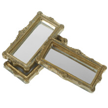 3Pcs Simulated Miniature Craft Simulated Mini Mirror Decorative Miniature Craft Decor