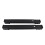 Heavy Duty Black Extendable Appliance Rollers 17.72x1.97in 1