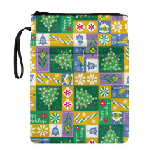 Geschenk-Buchhülle, 22 x 29 cm, Polyester, Buchorganizer mit Tasche, passend für Standardbücher, ideales Geschenk für Bibliothekare