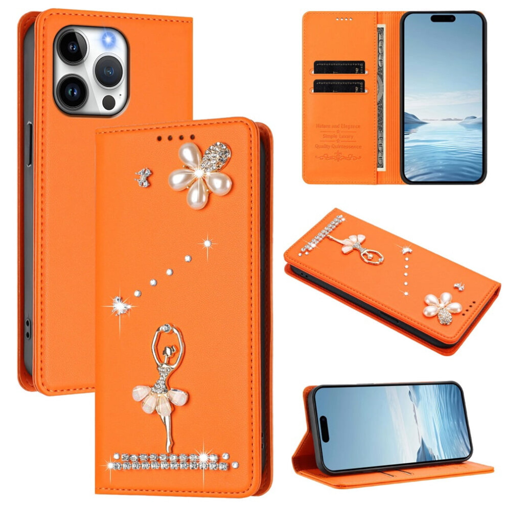 Ballet Girl Rfid-Blocking Flip Wallet Case For Iphone 13 913211559642