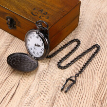 Vintage Pocket Watch Automatic Mechanical Clock for Men
