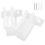 Masteelf White ABS Wall Mount Brackets for Phone Use Stable Support System with 2pcs Compact Lightweight 1