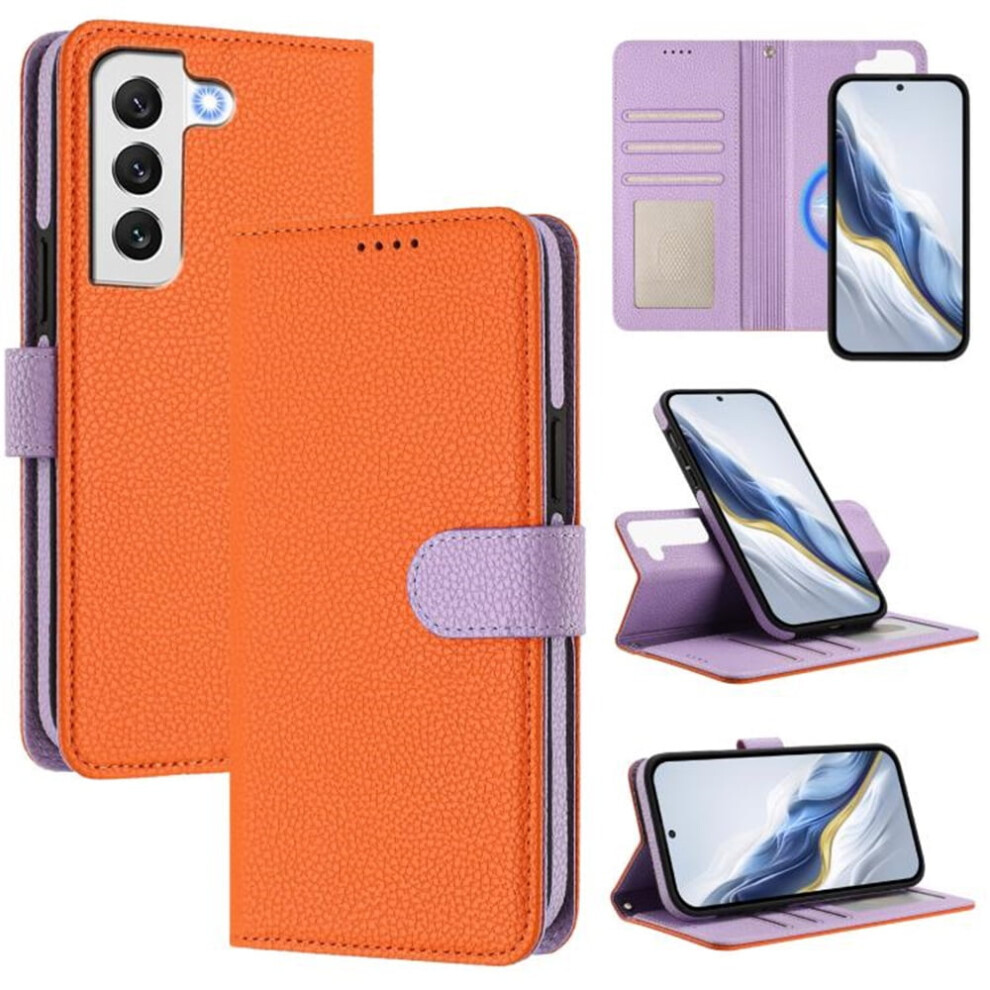 Rfid Blocking Magnetic Flip Wallet Case With Wrist Strap 9152228989061