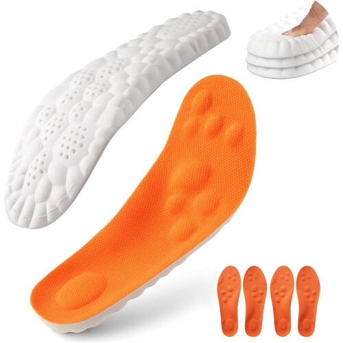 4D Cloud-indlægssåler til mænd og kvinder med memory foam-bue
