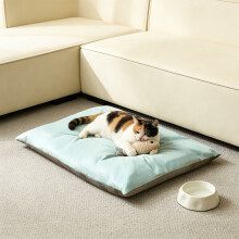 Leather Dog Bed - Dog Beds Medium Sized Dog & Pet Bed, Waterproof Anti-Skid Cozy Mat, Flat Lounges Cushion for Small Medium Dogs Cats Indoor Sleeping