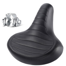 Ergonomic Bike Saddle Bike Seat with Shock Absorption and Waterproof Leather Suitable for Long Rides Water resistant